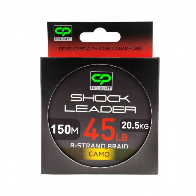 Шок-лидер CARP PRO Deligth Camo 45lb 150м