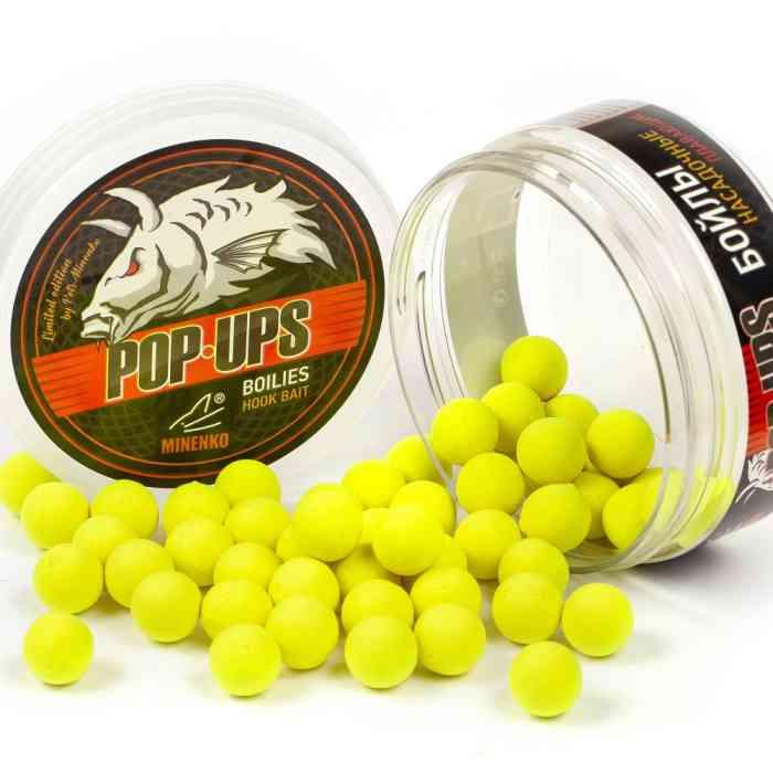 Купить Бойлы плавающие MINENKO PINEAPPLE (Fluo) Pop-Up 14мм