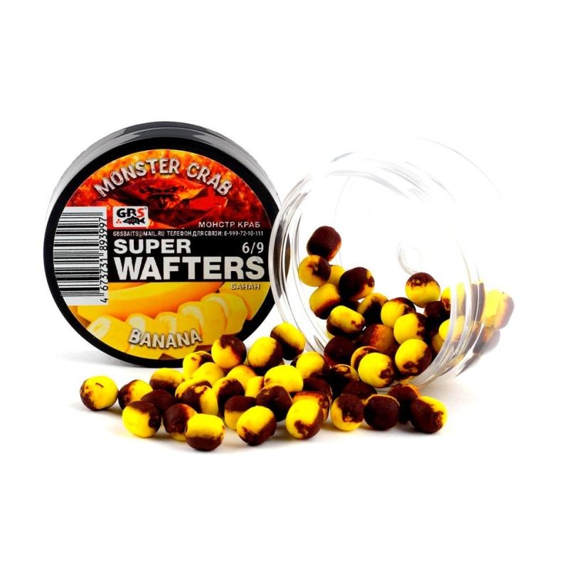 Вафтерсы (wafters) GBS Монстр-Краб Банан 6×9мм