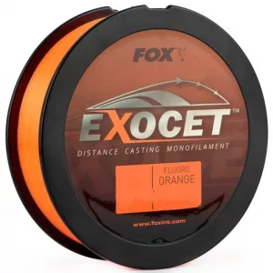 Леска карповая 0.26 мм Флюро-Оранжевая Fox - Exocet 10lb / 4.9 кг, 1000 м