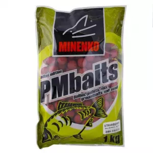 Купить Бойлы пылящие MINENKO Strawberry 24мм (1кг)