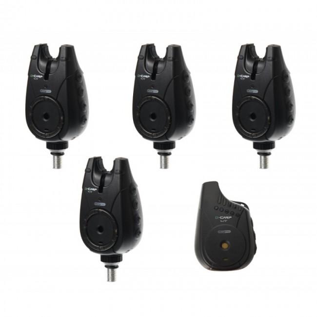 CARP PRO Набор электронных сигнализаторов поклевки D-Carp WT 4+1