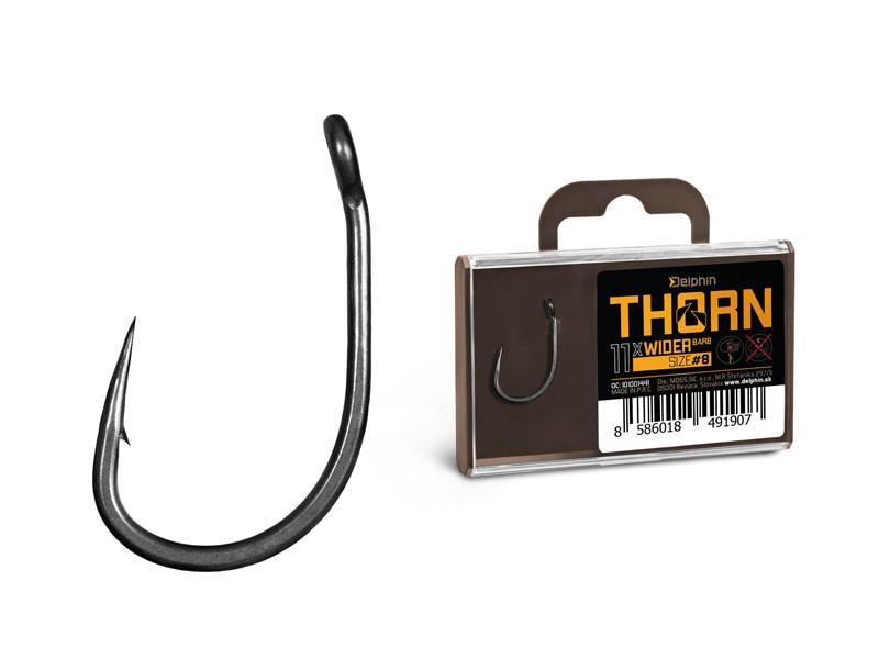 Крючки карповые Delphin THORN Wider Hook — 11 шт. № 6