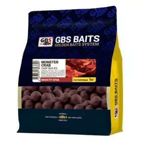 Бойлы GBS пылящие Monster Crab Монстр Краб 24мм 1кг