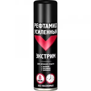 Реппелент «Рефтамид Экстрим» (усиленный) от насекомых и клещей 150 мл.