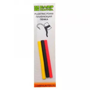 Плавающая пенка для Zig-Rig Floating foam 6мм (желтая, красная, черная) CarpHunter
