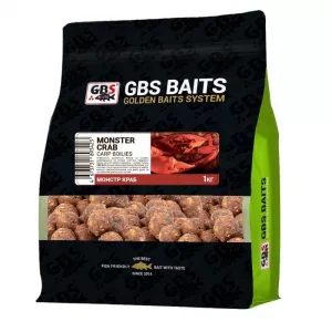 Бойлы GBS прикормочные Monster Crab Монстр Краб 20мм 1кг