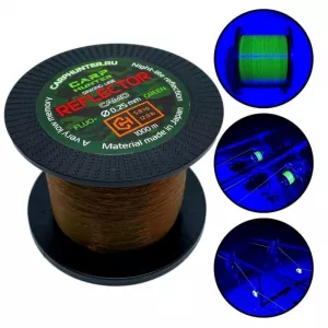 Леска CarpHunter Reflector 0,30мм 8,3кг 18,4lb 1000м Camo (Fluo Green)
