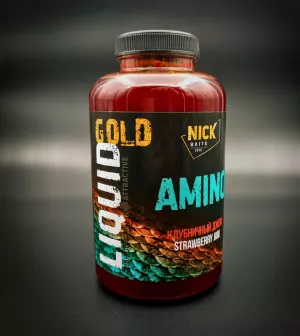 Жидкое питание NICK BAITS GOLD LIQUID AMINO (Клубничный джем)
