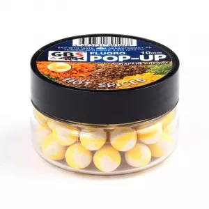 Бойлы POP-UP GBS Hot Spices Острые специи (желтый/белый) 8 мм