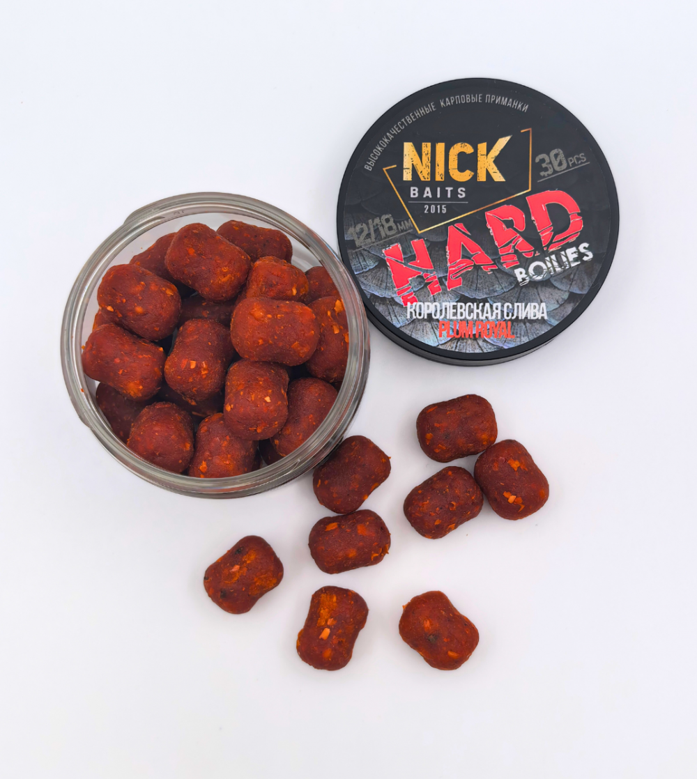Насадки NICK BAITS HARD 18/12 мм (Королевская слива)