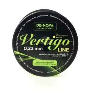 Нейлоновая леска Vertigo 0,23 мм 4,39 кг 1200м