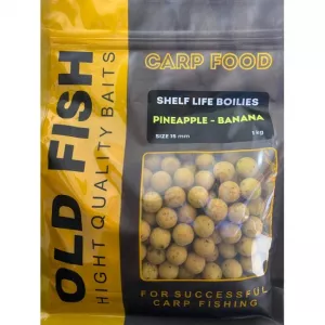 Бойлы тонущие OLD FISH BAITS - PINEAPPLE-BANANA 20mm