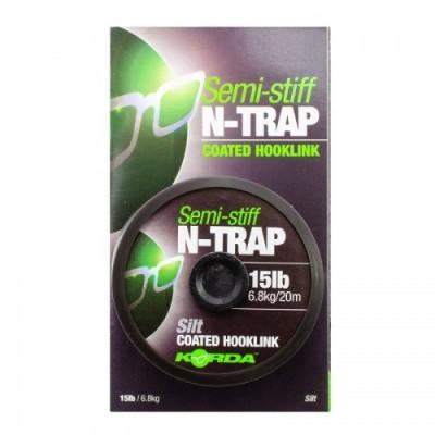 Поводковый материал Korda — N Trap Semi-Stiff Silt 20 lb, 20 м