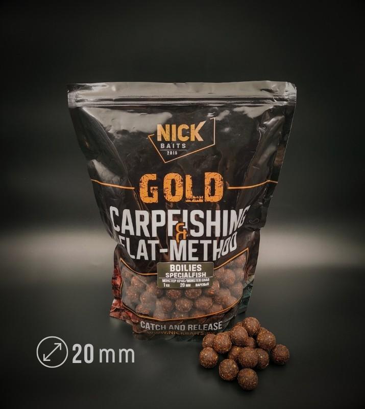 Бойлы прикормочные NICK BAITS GOLD SPECIALFISH 20 мм (Монстр краб)
