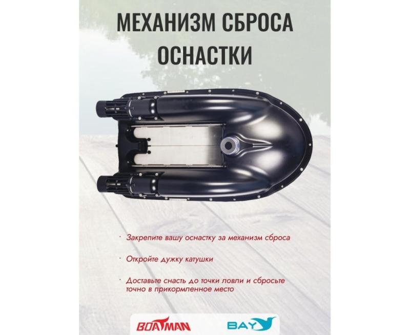 Прикормочный кораблик Boatman Actor Plus Pro Black