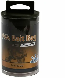 ПВА мешки с воронкой - PVA Bait Bag System, Размер 60мм x 140 мм, 20 шт