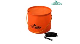 Ведро для замеса прикормки и поливания мата круглое оранж. D 21