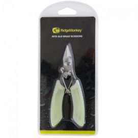 Ножницы-кусачки универсальные Ridge Monkey Nite-Glo Braid Scissors