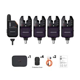 Набор сигнализаторов поклевки RIPPTON BITEKEEPER CUBE 4+1 (с привязкой к телефону)