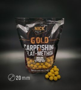 Бойлы прикормочные NICK BAITS GOLD FISHFRUITS 20 мм (Мед-ананас)