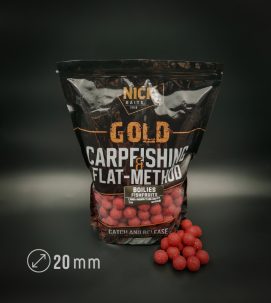 Бойлы прикормочные NICK BAITS GOLD FISHFRUITS 20 мм (Слива-Вишня)