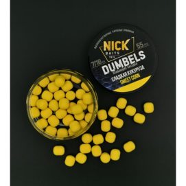 Насадки NICK BAITS DUMBELS 7/10 мм (Сладкая кукуруза)